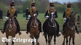 video: Historic six-gun salute to be fired the moment Charles is crowned King