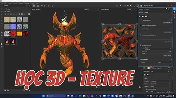 Học 3D với phần mềm cơ bản Substacne Painter / Texture #Học3DOnline #3DArtist #tbox3dstudio