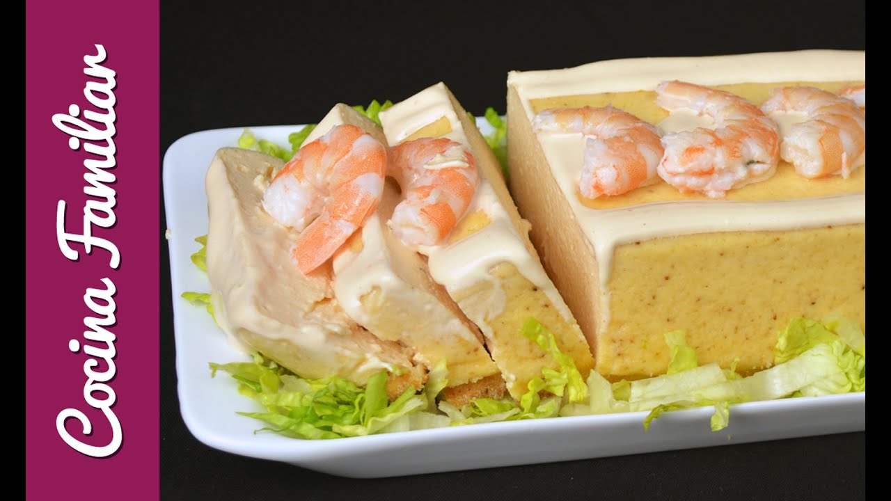 Pastel de merluza y langostinos - pastel de langostinos javier romero - pastel de pescado