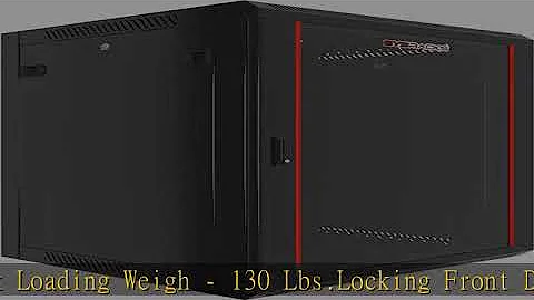 Wall Mount Server Rack Cabinet Locking Computer Cabinet Network Enclosure for Electronics Security