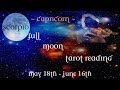 Capricorn - Karma returning big time! - Scorpio Full Moon Tarotscope