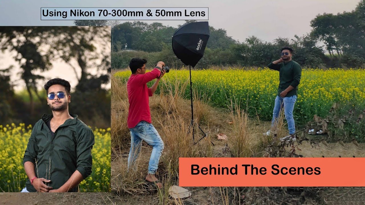 Outdoor Portrait Photoshoot II Using Nikon 70-300mm lens & 50mm II Model Poses