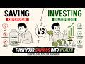 “Why Saving Alone Won’t Make You Rich — The Smarter 5-Step Path”(Wealth Logic)