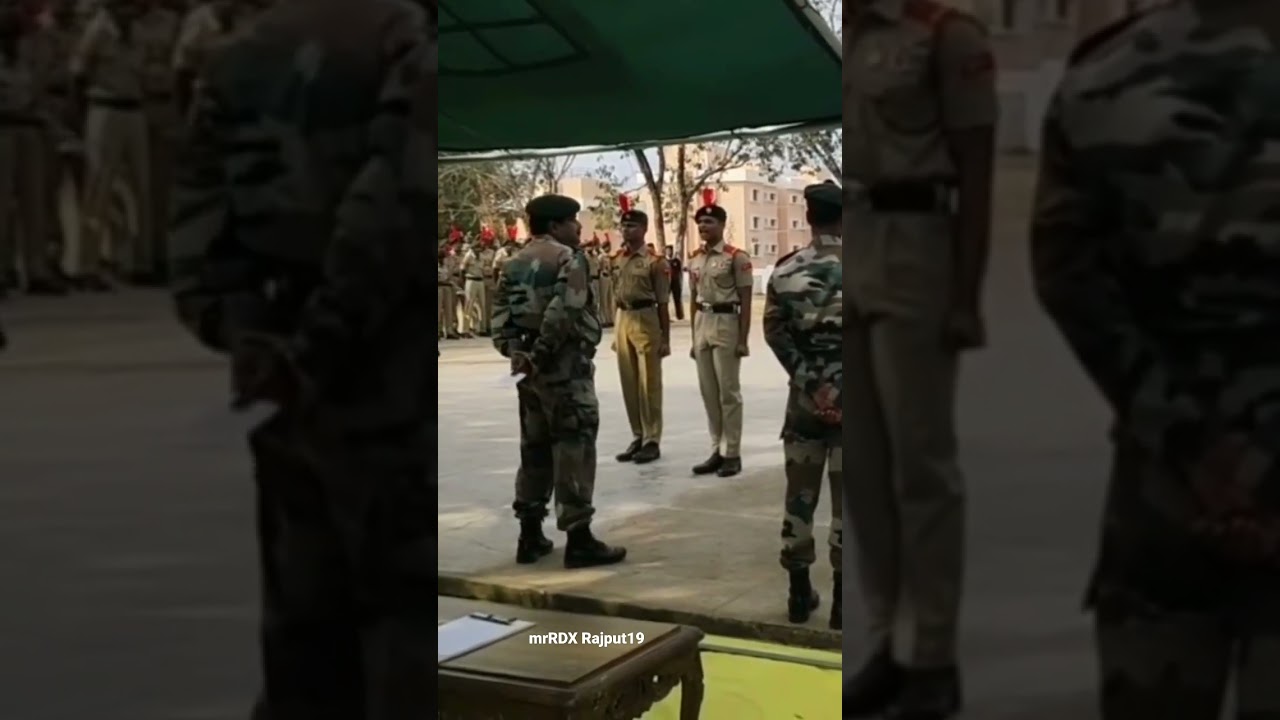 Ncc Cadets Drill Test & Reporting in 'C' Certificate Exam practical 2023