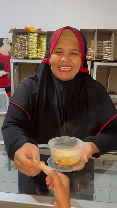 Buk, beli mie gelas tapi di seduh ya