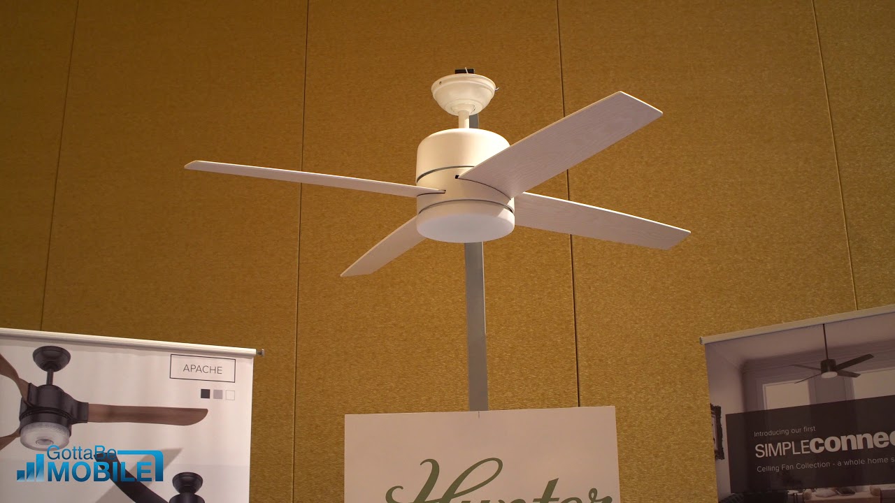 Hunter Smart Ceiling Fan: Control with 