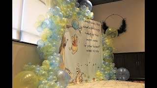 Balloon Garland DIY | Tutorial | How To | Baby shower setup | Winnie The Pooh