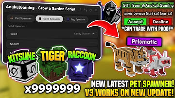[🦒] Grow a Garden 🌶️ Script Pet Spawner! ☀️ • No Key 🔥 *UNPATCHED* 🌈 100% Work ✅ - Anukul Hub V3