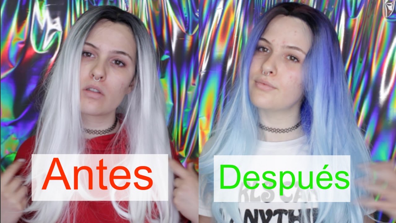 Como pintar una peluca sintetica Clearance