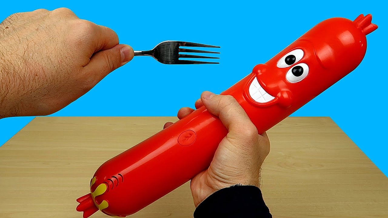 ⁣Новая интерактивная игрушка: Шальная сосиска или Silly Sausage! Alex Boyko