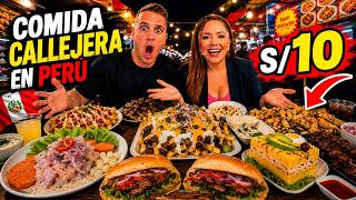 Gasté 10 Soles en la Comida Callejera Más Famosa de Lima 🇵🇪