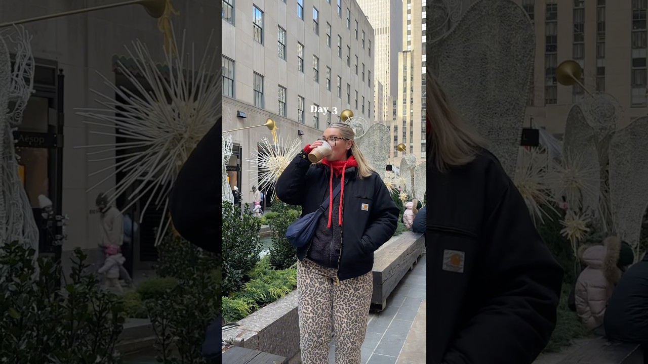 Outfits I wore in New York! 🇺🇸🎄✨ 