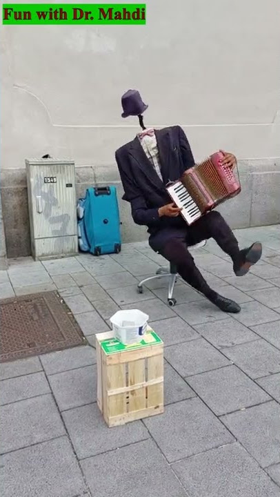 Playing Accordion in the Street #shorts