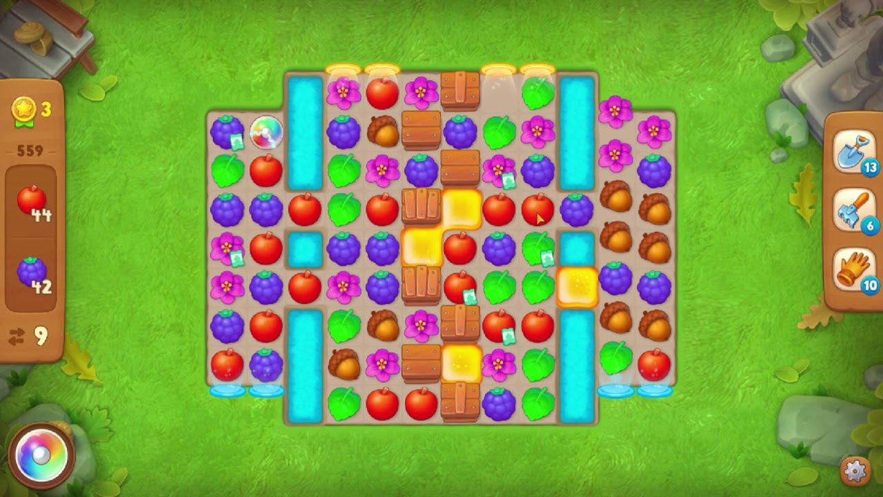 Gardenscapes level 559 YouTube