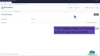 TPEcloud Tutorial: How to create a database in DirectAdmin