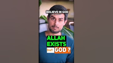 Does Allah or God Exists @dhruvrathee  ? 💚🧡⚛️🛐🕉️☸️☮️☯️☪️✝️☦️✡️🔯🕎♾️⚕️