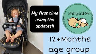 My first time ever using the new Routine (12M+) On BabySitMe from the Update!