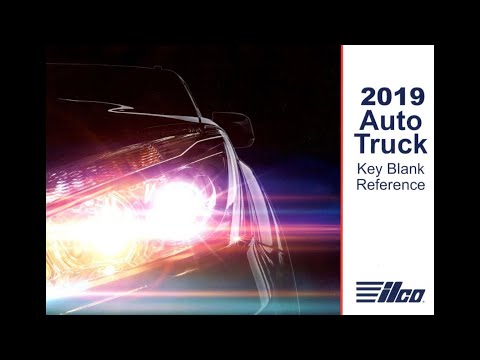 Ilco Automotive Key Blank Reference Chart