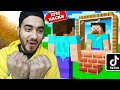 Trying out Epic Minecraft Viral Tik Tok Hacks...#5