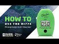 How to use the hi774 marine phosphate ulr checker