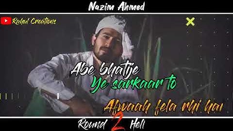 Nazim ahmed the virus dialogues//Round 2 hell video dialogue//R2H