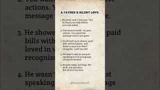 A FATHER&#39;S SILENT LOVE | #tricks #psychology #quotes #mindset #shorts #motivation