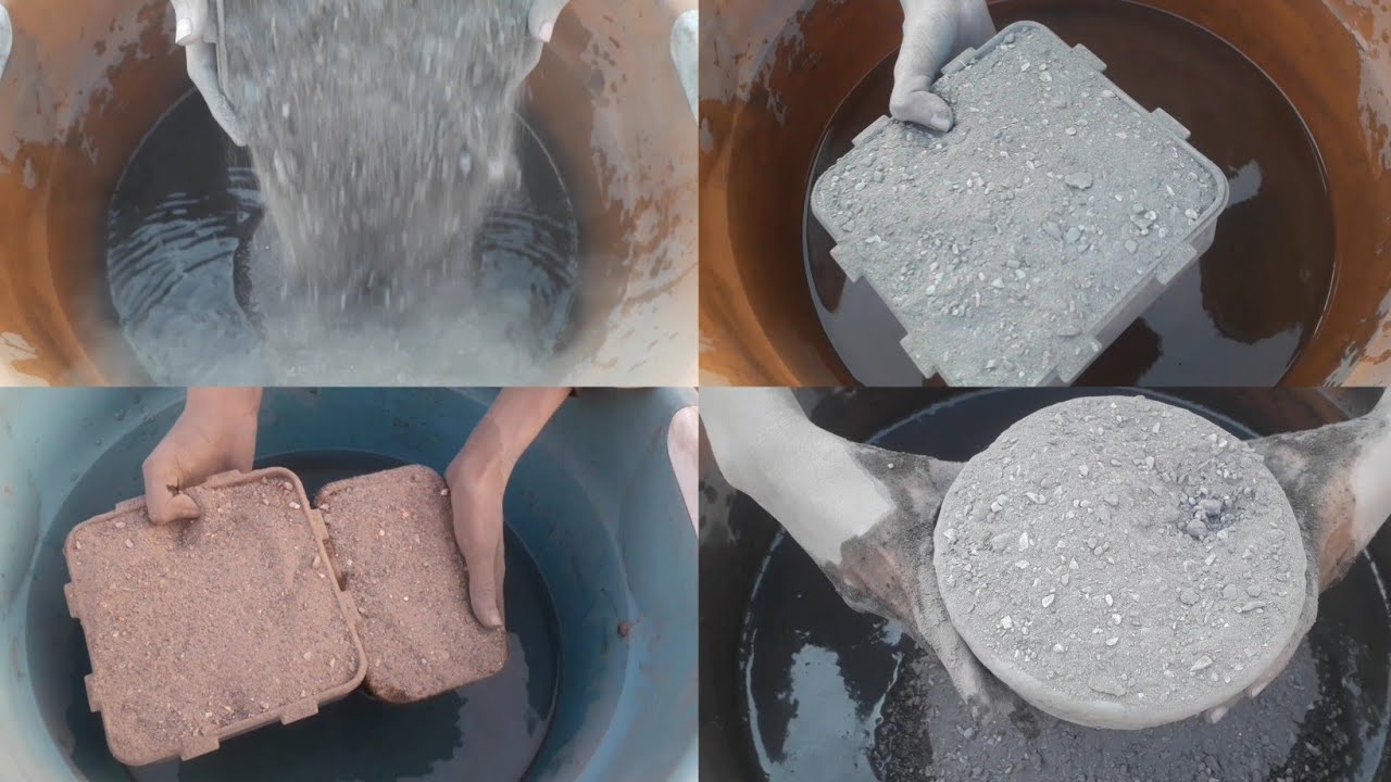 Surprise🥁🔥📸Grainy sand Charment+mud full water pouring mouthwatering ...