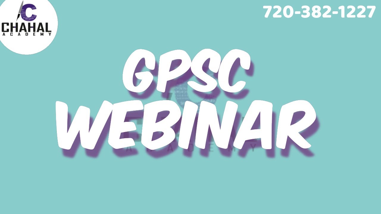 How To Crack GPSC In 1st Attempt Free Webinar On GPSC pcs chahal how-to-crack-gpsc-in-1st-attempt-free-webinar-on-gpsc-pcs-chahal