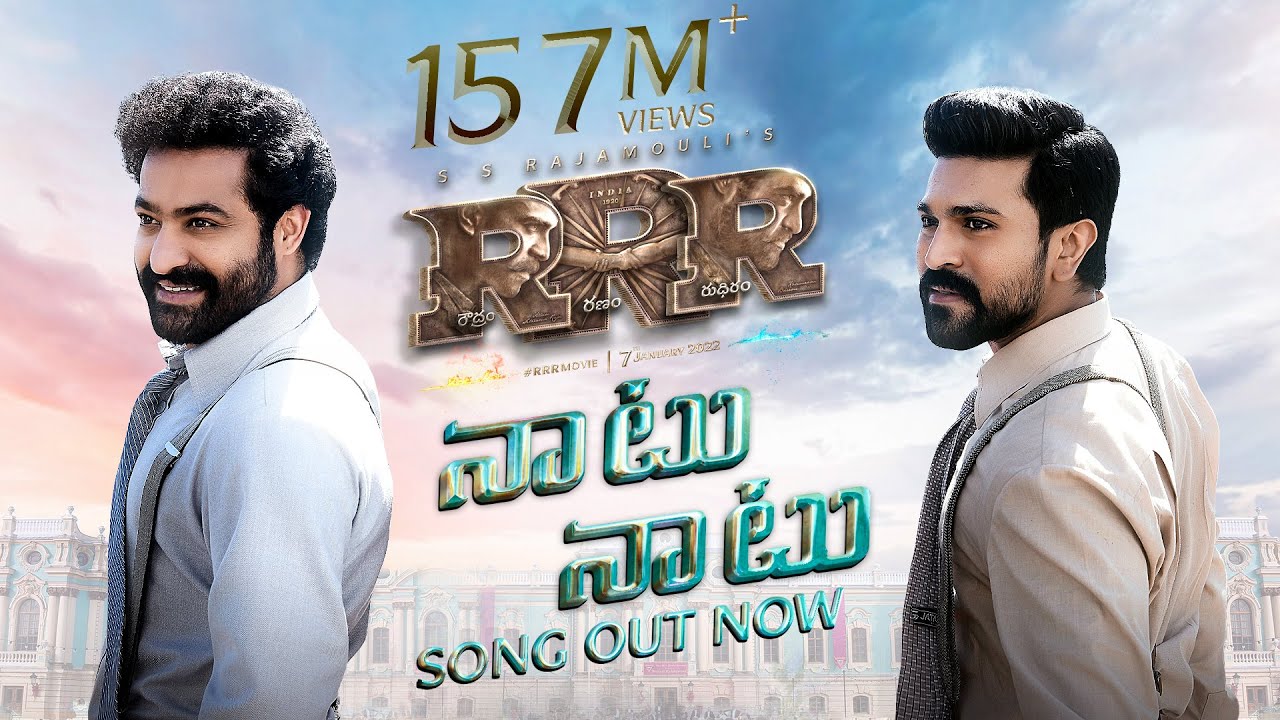 Naatu Naatu Song Telugu RRR Songs NTRRam Charan  MM Keeravaani  SS RajamouliTelugu Songs 2021