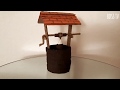 How to Make a Mini Water Well - Amazing DIY  عمل فني بسيط وجميل بأدوات موجودة في كل منزل