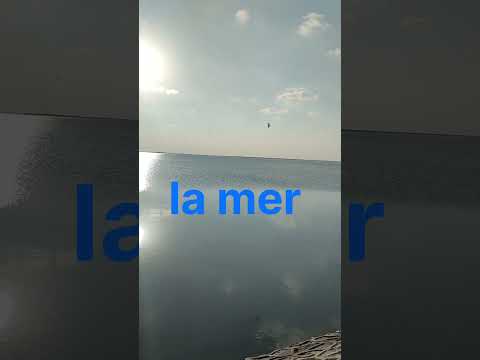 البحر باللغة الفرنسية
