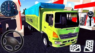 IDBS Indonesia Truck Simulator - Trailer Truck Trip Driver to Surabaya - Android GamePlay screenshot 1