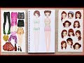 Dán hình thiết kế thời trang búp bê MODEL P1 -  Sticker doll top model (Chim Xinh)