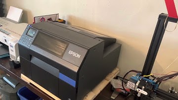 Epson ColorWorks C6500AU Initial setup & test print