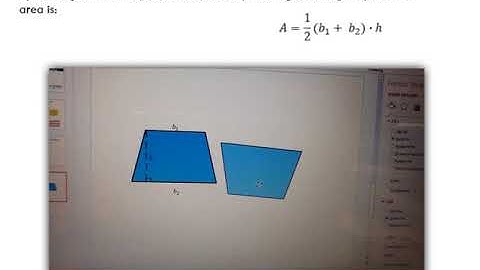 CC2 Video Area of a Trapezoid