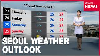 [Weather] Hot and humid across Korea with more monsoon rain in central Korea