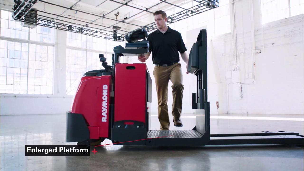 Raymond 8510 Center Rider Pallet Jack Keeps You Moving YouTube