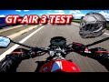 Shoei gtair 3 autobahn test suzuki sv650