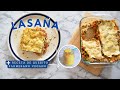 Lasaña de lentejas + Receta de quesito parmesano vegano 🧀🍷