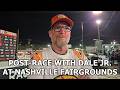 Dale Earnhardt Jr. Post-Race Media Scrum - CARS Tour at Nashville Fairgrounds