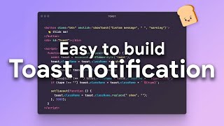 [JS, CSS] I use it on EVERY project - simple Toast notification screenshot 5