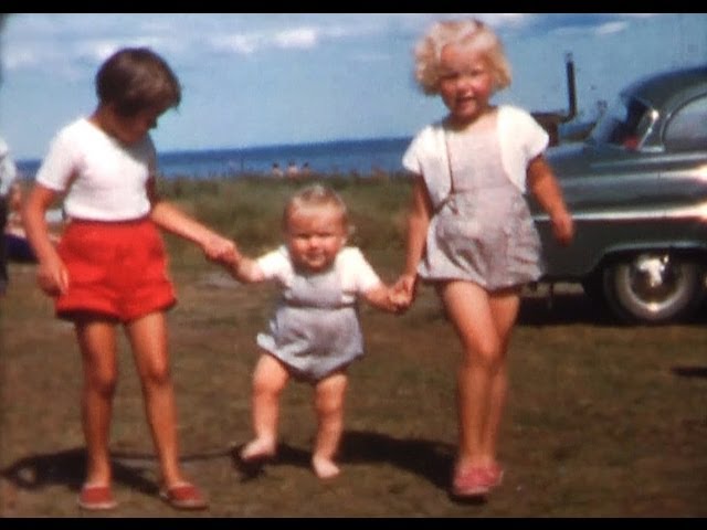 video from 1957 people in Sweden, Kalmar, Öland, Vitasand mm class=