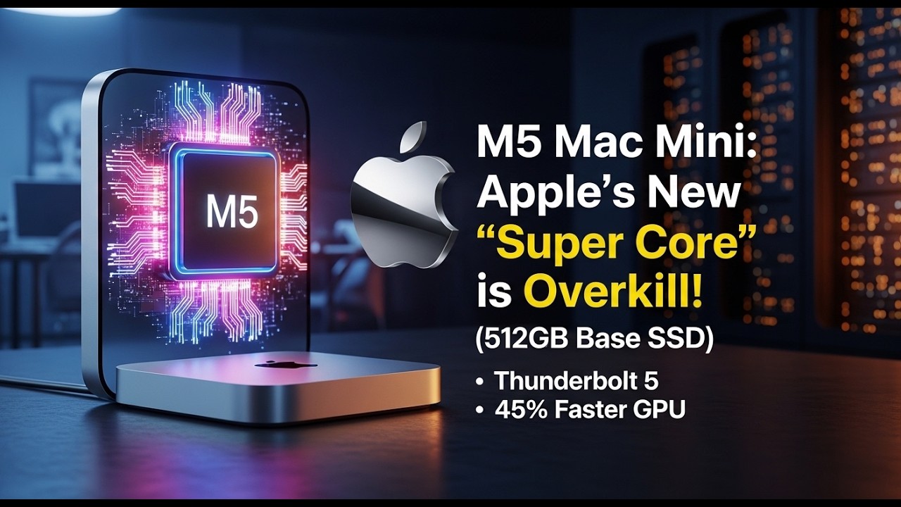 M5 Mac Mini Leaks: Apple’s New “Super Core” is Overkill! (512GB Base ...