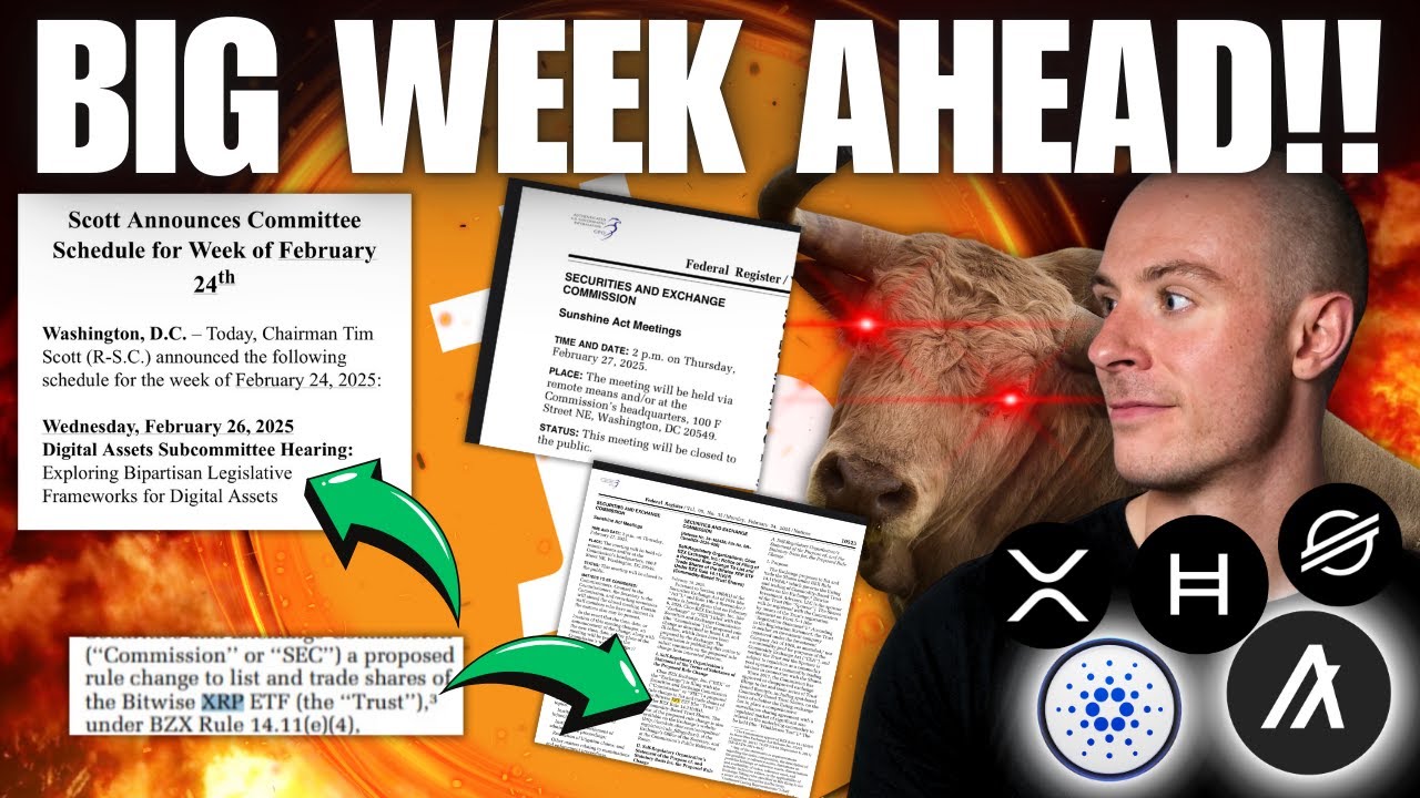 BREAKING: SEC Meeting On Thursday To Discuss XRP!!! US Crypto Sub Committee  Wednesday! Bybit Update!
