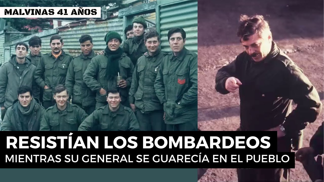 Malvinas | Resistían los bombardeos mientras su general se guarecía en el pueblo