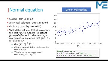 Lecture 46: Normal Equation | Linear Regression