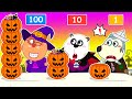 Zombies vs Vampire vs The Witch: 100 Layers Food Challenge on Halloween 2023 🎃 Kids Videos