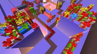 Dancing Line - The Christmas Party Forest With Secret Ending Gameplay Widescreen