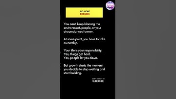 Stop Blaming Others — Own Your Life