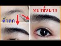 วิธีทำให้คิ้วหนา ดกดำ | How To Grow Eyebrows FAST! (Thick &amp; Natural)